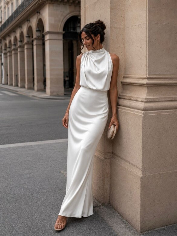 Dress Paris white