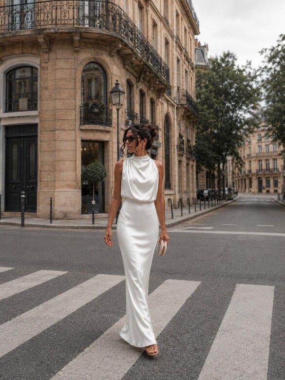 Dress Paris white
