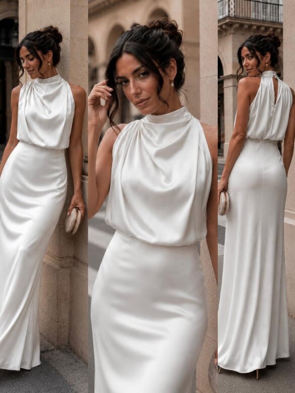 Dress Paris white