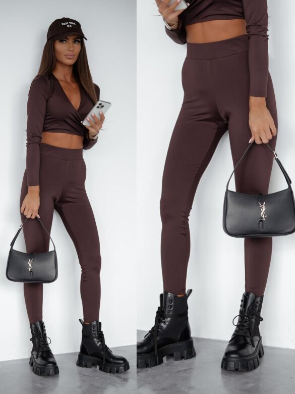 Legginsy Medri czekoladowe 