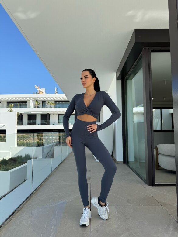 Legginsy Medri grafitowe 