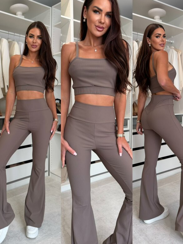 Set 2in1 City Rush with viscose mocca