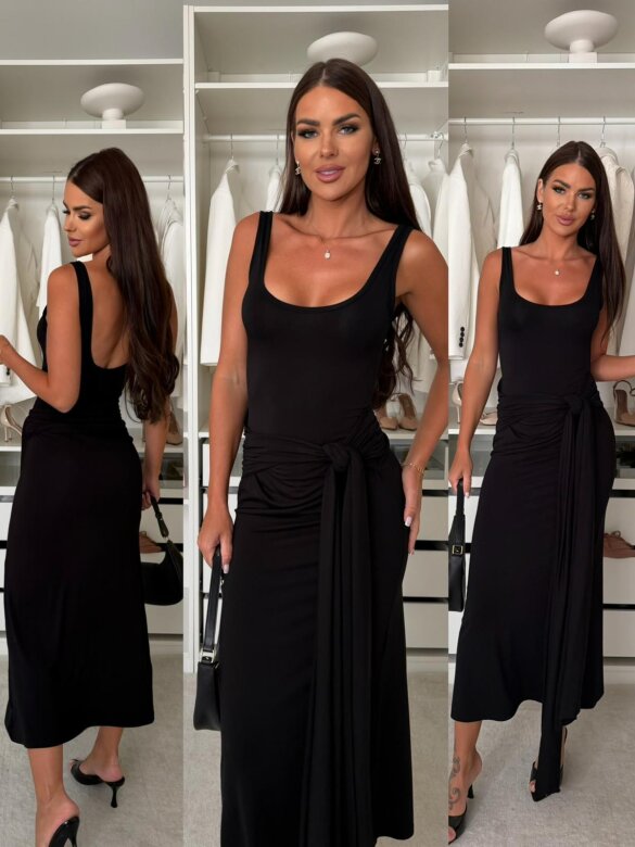 Dress Monelle maxi black