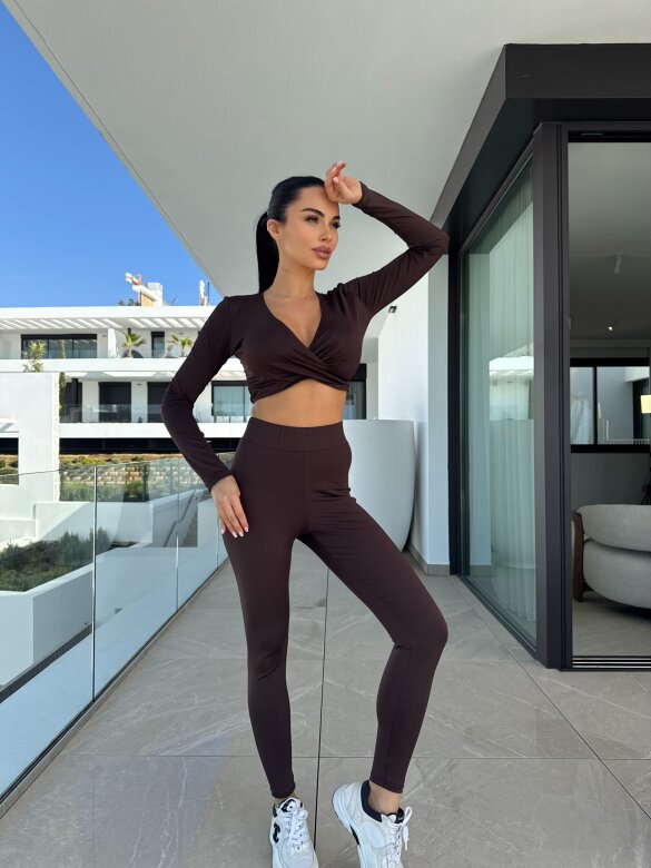 Bluzka Medri czekoladowa 