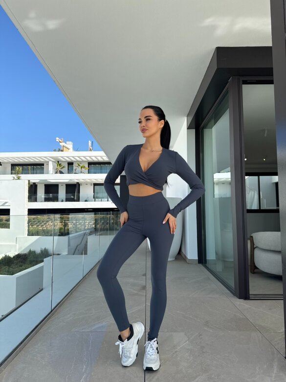 Bluzka Medri grafitowa 