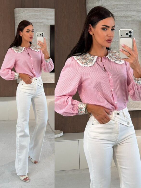 Koszula Lotus różowa