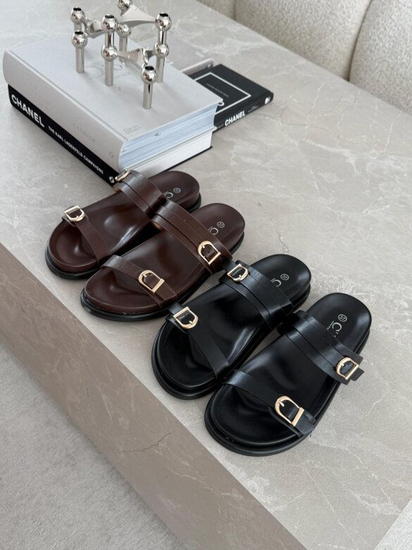 Klapki Zenith eko skóra czekoladowe