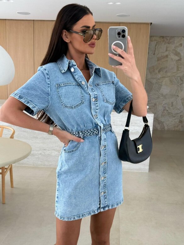 Sukienka Charms jeans niebieska