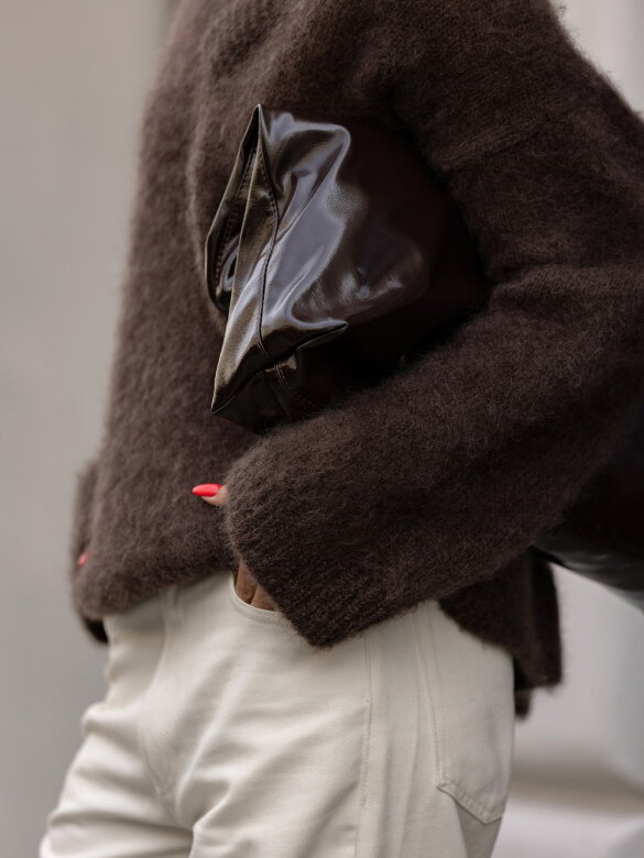 Sweter Marinna 81% moher czekoladowy