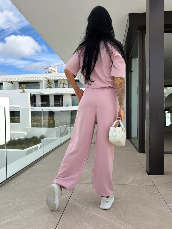 Spodnie Origin dresowe pudrowe