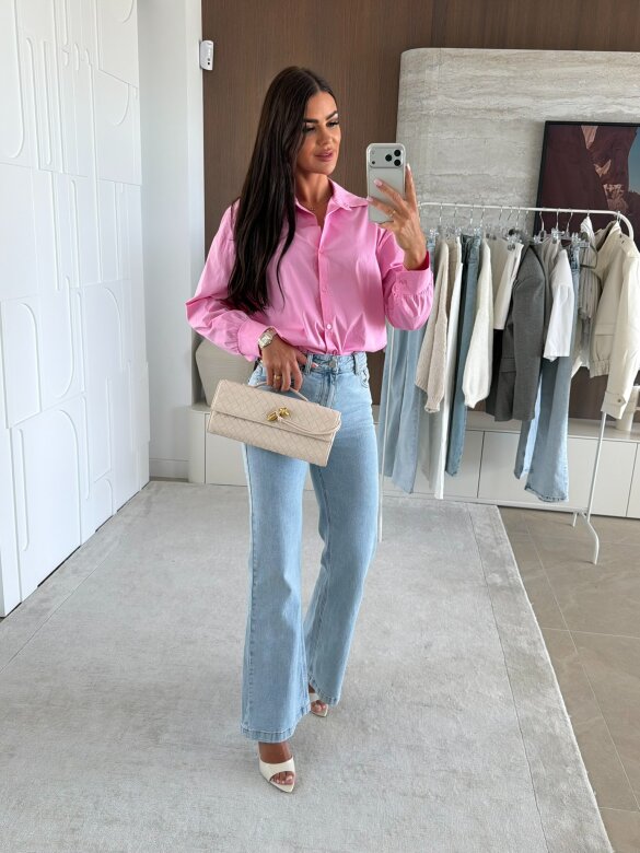 Koszula Flavie elegant różowa