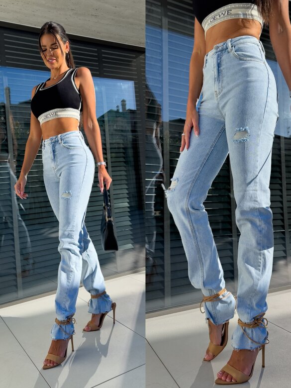 Spodnie Mirage Regular jeans niebieskie