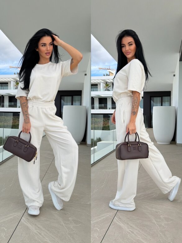 Spodnie Origin dresowe jasnobeżowe