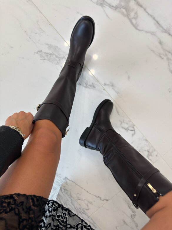 High boots Vernazzo chocolate