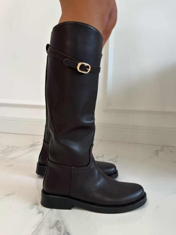 High boots Vernazzo chocolate