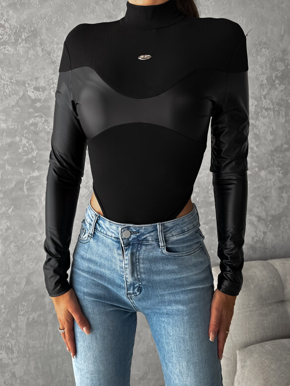 Body Leather Style czarne