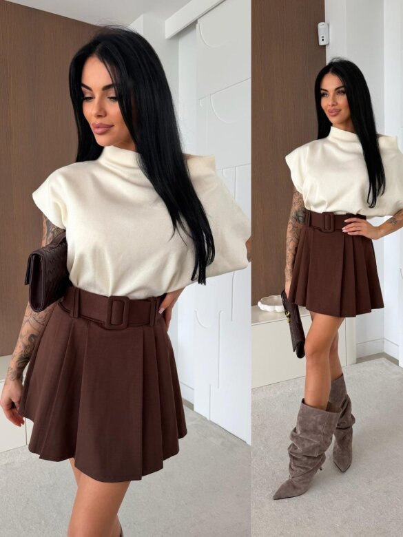Spódniczko-szorty Vital czekoladowe