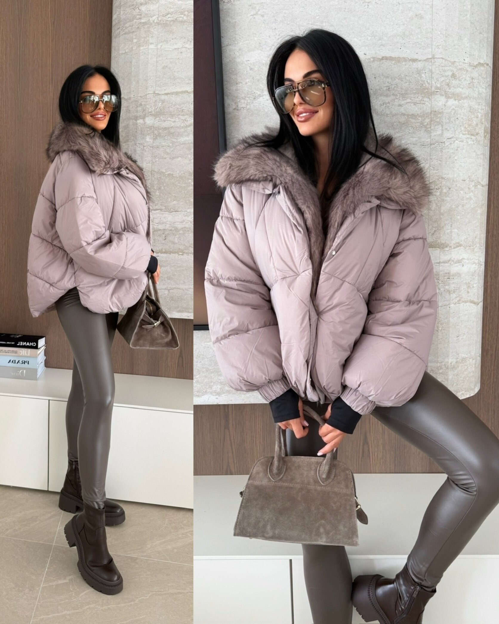 Kurtka Averone beżowa