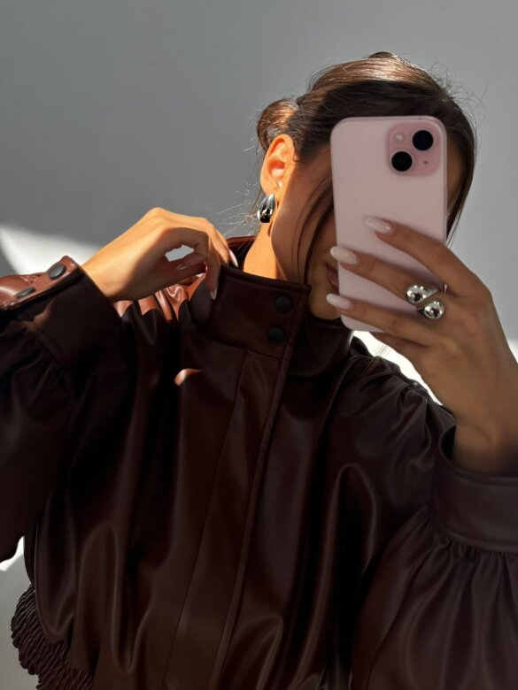 Kurtka Fargo short brązowa 