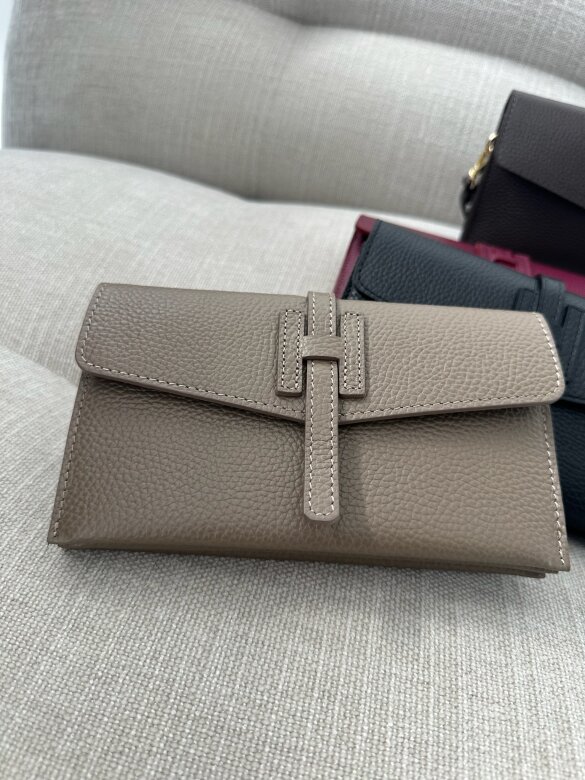 Bag Elegance leather taupe