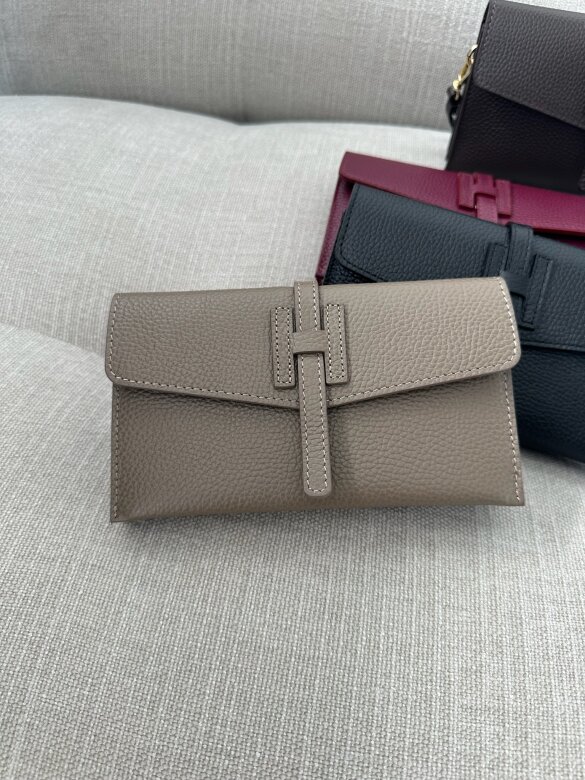 Bag Elegance leather taupe