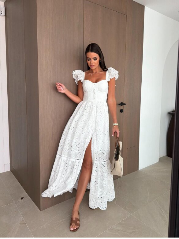 Dress Livia Romance white