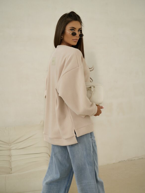 Bluza Vela polarowa beżowa