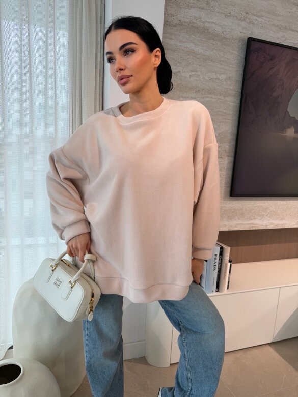 Bluza Vela polarowa beżowa