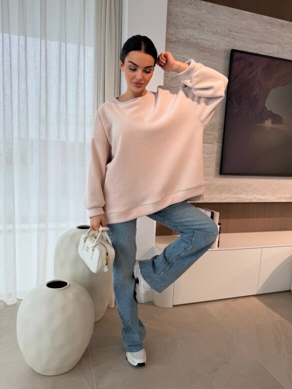 Bluza Vela polarowa beżowa