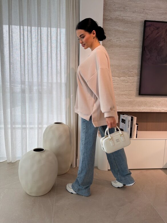 Bluza Vela polarowa beżowa