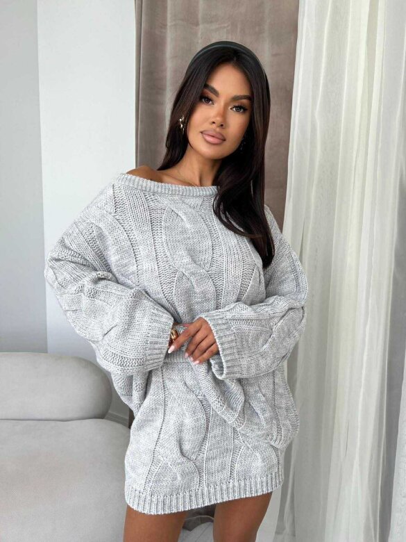 Sweter Linso jasnoszary 