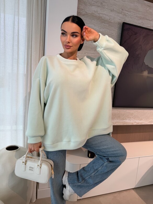 Bluza Vela polarowa miętowa