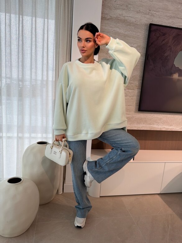 Bluza Vela polarowa miętowa