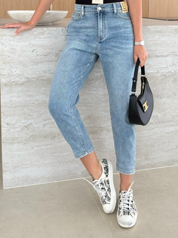 Spodnie Benson jeans niebieskie