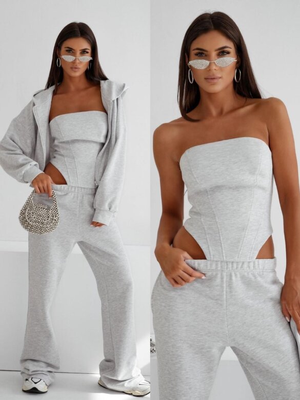 Set 3in1 Arco cotton grey