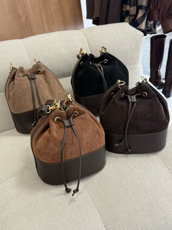 Bag Volterra leather black-chocolate