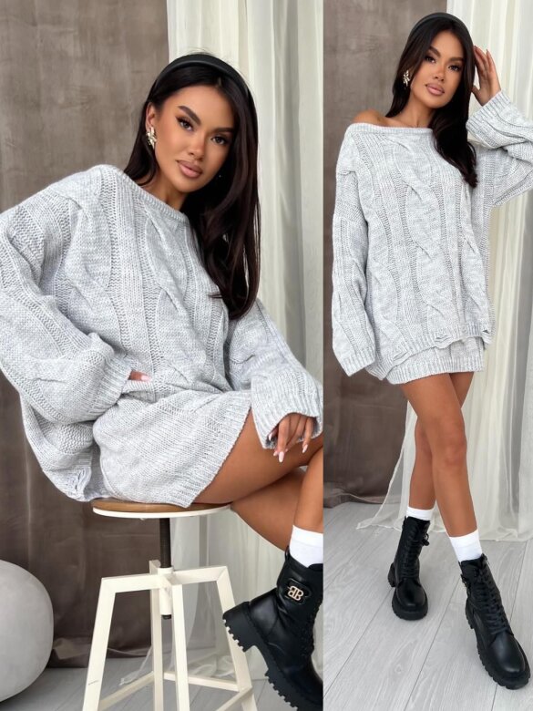 Spódniczka Linso jasnoszara 