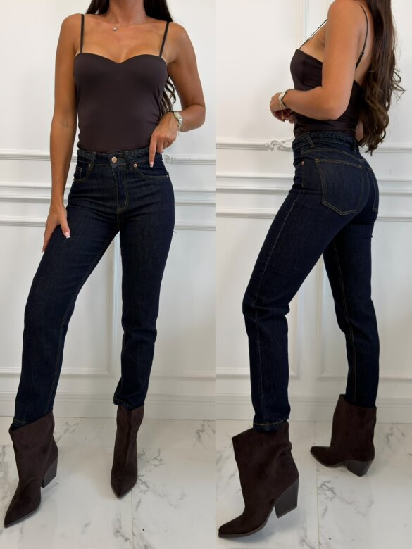Spodnie Sevani jeans ciemnoniebieskie 