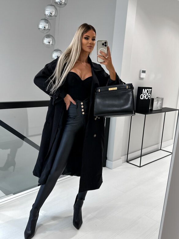 Trencz Fashion Week czarny
