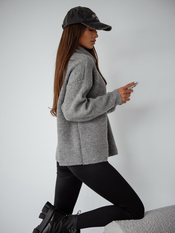 Turtleneck Sweater Work It graphite