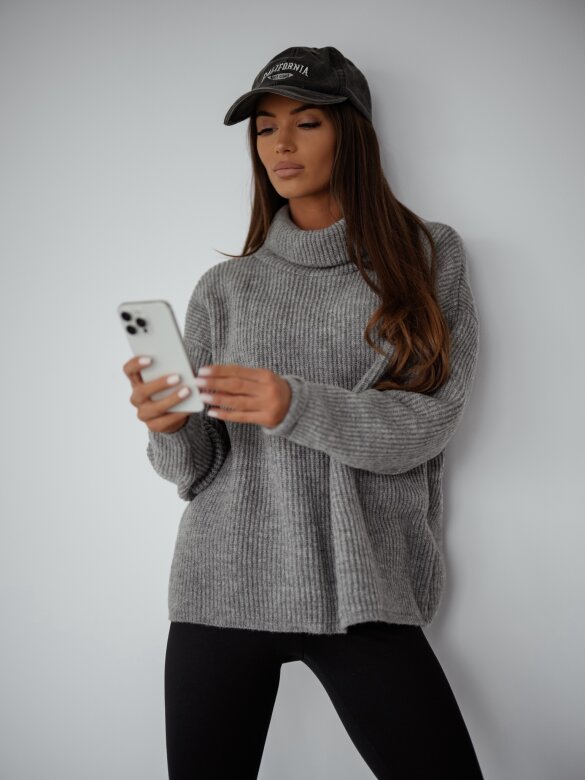 Turtleneck Sweater Work It graphite