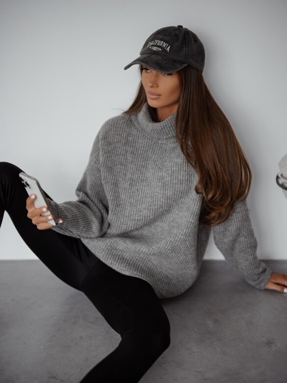 Turtleneck Sweater Work It graphite