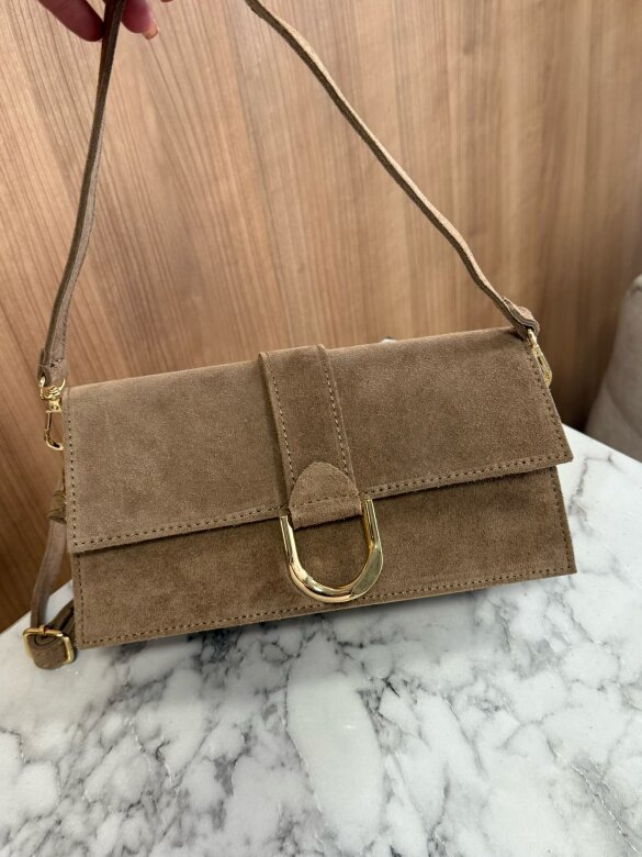 Bag Tacoma leather beige