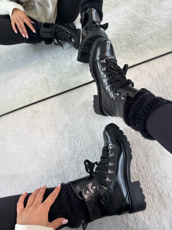 Botki Velarro eko skóra czarne