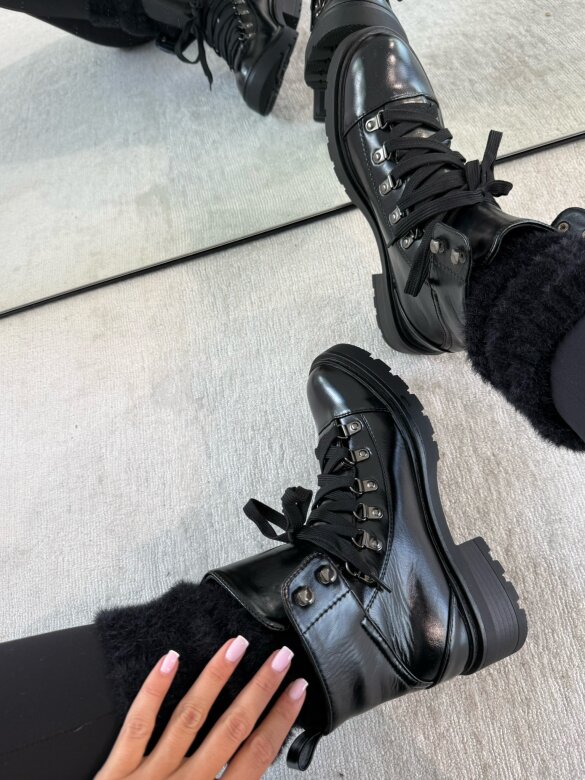 Botki Velarro eko skóra czarne