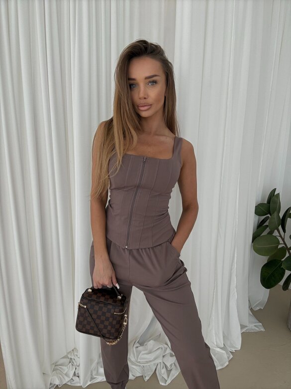 Komplet 2w1 Rose Allure z wiskozą mocca