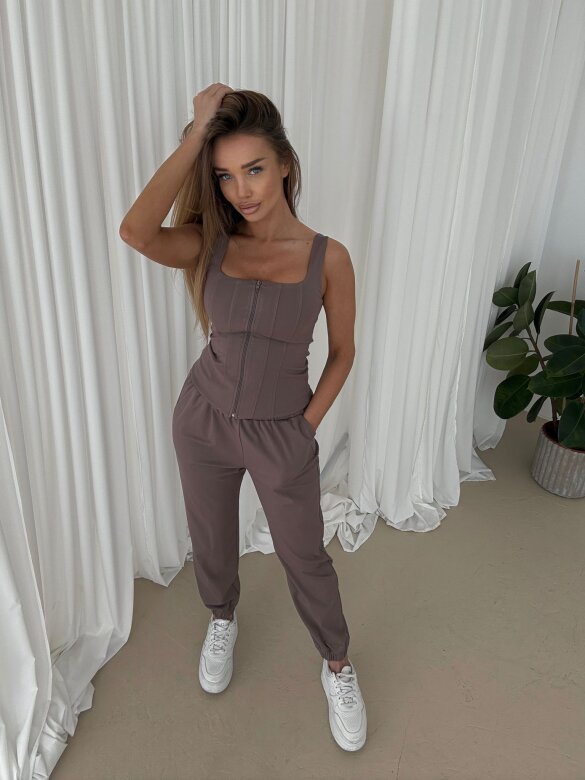 Komplet 2w1 Rose Allure z wiskozą mocca