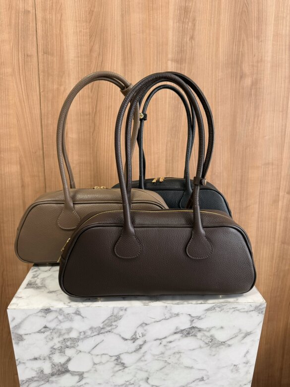 Bag Cosma leather latte 