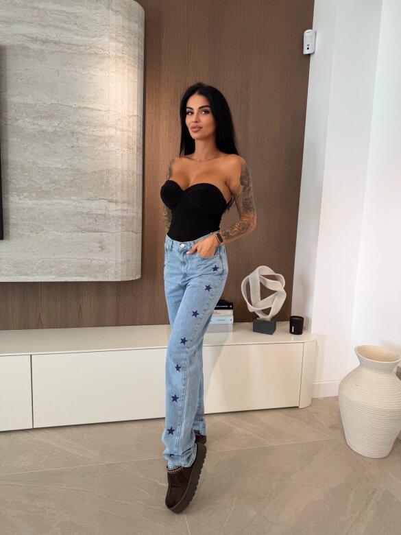 Spodnie Mauricio jeans niebieskie