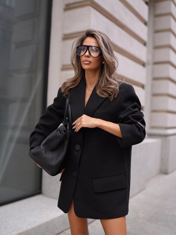 Coat Sombre black